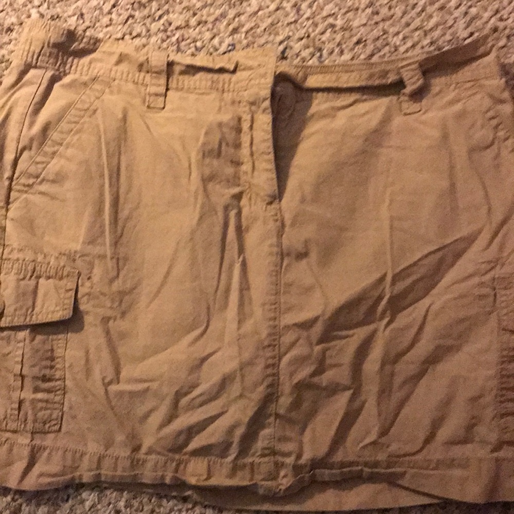 Lands End khaki skirt size 12 women’s - Picture 2 of 6